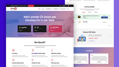 E-learning website Redesign e learning educational elearning home screen homepage homepage design redesign