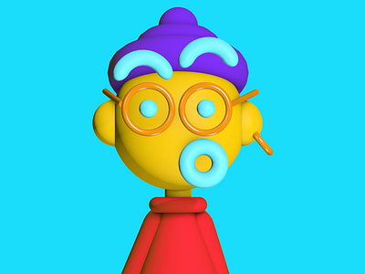 Fuzzy in 3D 3d 3d animation blender c4d cartoon depth fuzzy hank