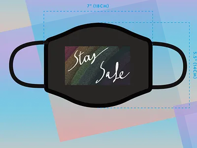 "SAFE MASK" - Design For Good Face Mask Challenge 2020 design dribbble invite playoff print shot