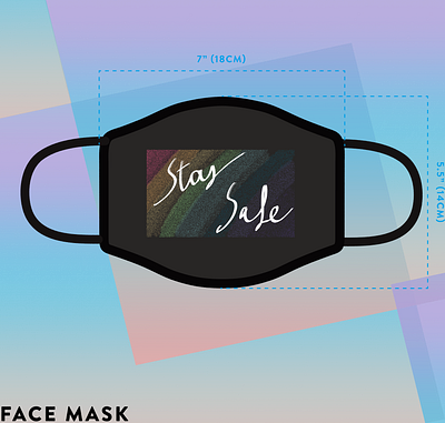 "SAFE MASK" - Design For Good Face Mask Challenge 2020 design dribbble invite playoff print shot