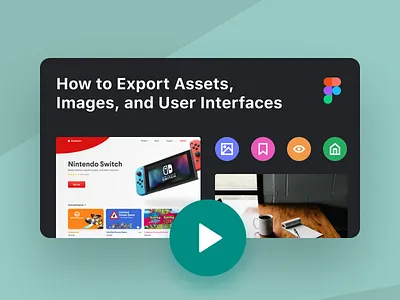 How to Export Assets, Images, and UI for Product Design assets export figma how to iconography icons jpeg svg thumbnail tips tricks tutorial video youtube