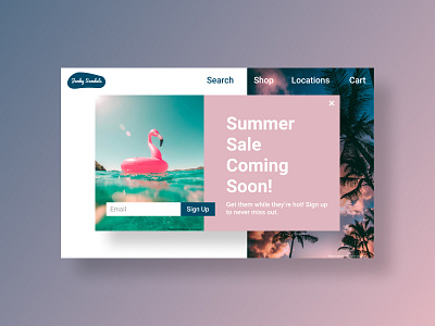 Coming Soon dailyui