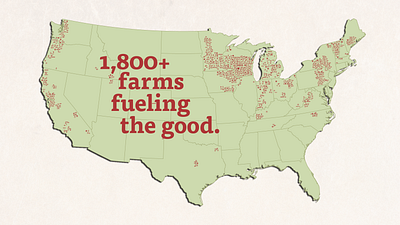 Organic Valley Map branding design farming icon illustration organic typography wisconsin