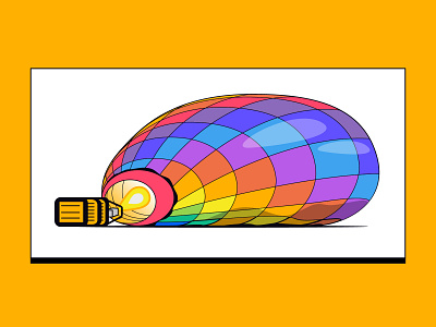 Hot Air Balloon asset brand illustration vector