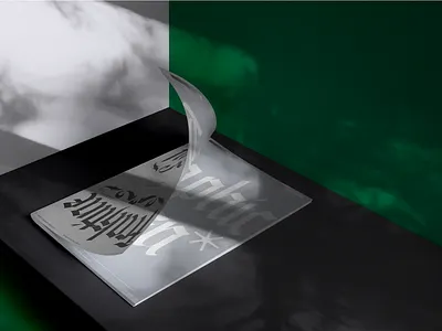 Fraktine Typographic Specimen blackletter editorial design graphicdesign print print design specimen type typeface typography