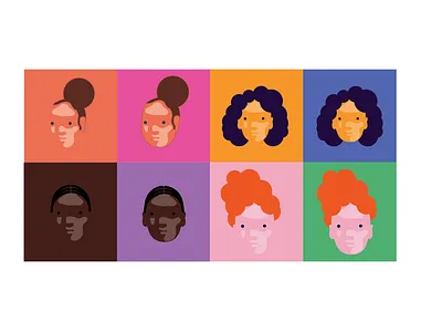 Character development design flat illustration vector