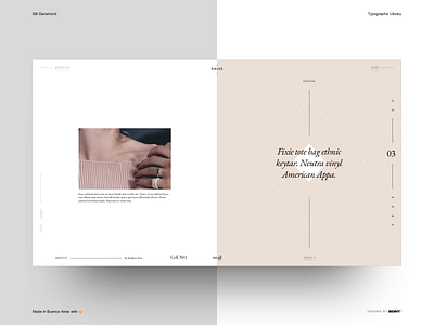 EB Garamond - Typographic Library - Example - 03 interaction design sketchapp typography ui ux web design website