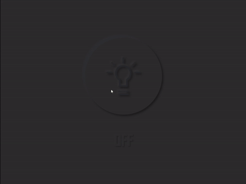 On/Off Button dailyui design minimal neumorphic neumorphism ui