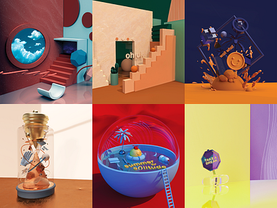 For Funsies 3d 3dillustration adobedimension article braindump dailyrender doodleaday doodles editorial design graphic design illustration meme rendered surrealism typography weird