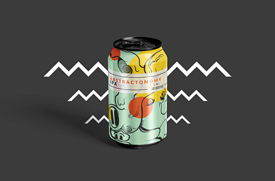 Abstractonomy IPA Beer Can Exploration abstract beer beer art beer bottle beer can beer can design beer label can can design