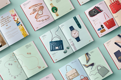 Duty Free Shop, Holiday Gift Guide catalog design