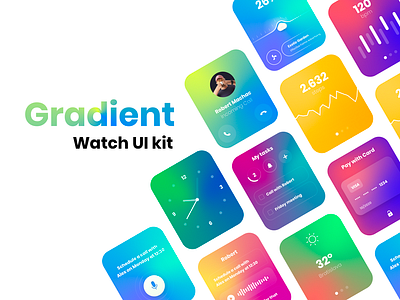 Gradient-watch UI kit