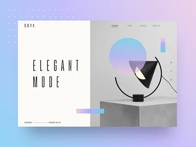 Lights #1 colorfull design lights mondrianizm slider ui uidesign