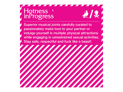 Hotness in Progress album cover album cover art album cover design art art direction artwork cover design covert art design graphic art graphic design graphics house music illustration layout nightlife sensual sexy typography vector