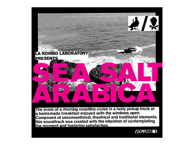 Sea Salt Arabica album cover album cover art album cover design art art direction artwork beach cover design covert art design folk graphic art graphic design graphics illustration layout music roadtrip typography vector