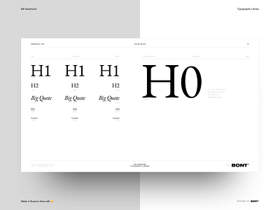 EB Garamond - Typographic Library - Black color - 06 interaction design sketchapp typography ui ux web design website