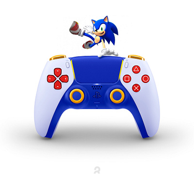 New concept designs for the DualSense PS5. Sonic blue concept design dualsense dualshock gamepad games playstation5 ps5 sega sonic sonic the hedgehog sony