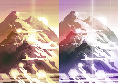 MOUNTAINS adobe adobe illustrator illustrator vector vectorart