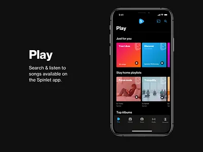 Spinlet App Redesign app design ui uiux website
