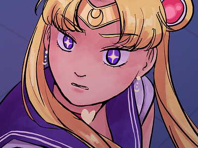 sailor moon redraw challenge fanart illustration sailor moon sailormoonredraw