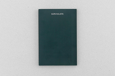 Survivalist - Léa Habourdin art direction book cover book design editorial design photobook typography