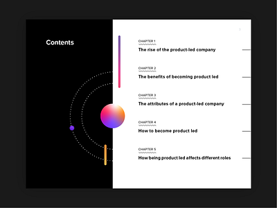 Ebook table of contents contents page ebook ebook layout gradient illustrator indesign layout layout design table of contents