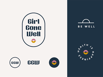 Girl Gone Well lips wellness wellness logo