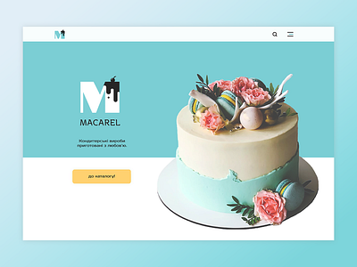 MACAREL - Main Screen branding colors palette design lending logo mainscreen ui wacom intuos web