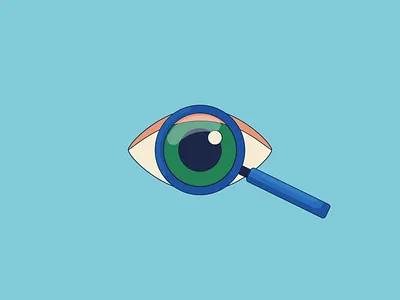 Awareness is Key! animation animation after effects awareness eye illustration key keys magnifying glass propaganda psa