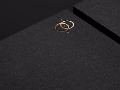 ✨Gold✨ ambigram black circle gold icon logo logo design symbol