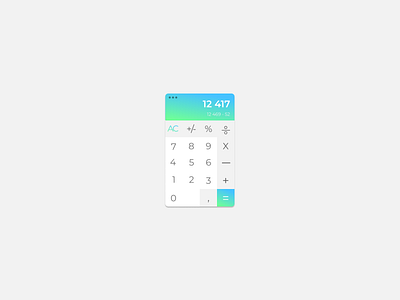 Calculator calculator dailyui