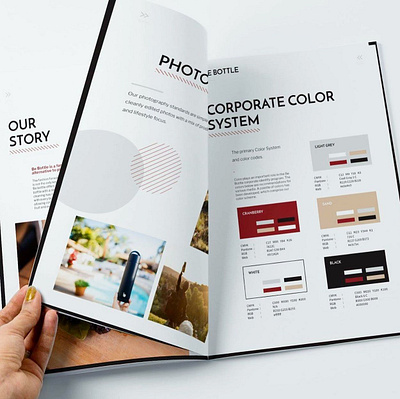 Be Bottle brand guide brand book brand guide corporate branding