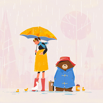 My Neighbour Paddington baby character design ducks illustration paddinton pregnant