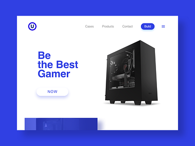 U Gamer Computer computer design gamer games ui uidesign web design website