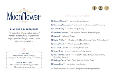 Moonflower Macarons become impressive branding contractor cookies design graphic design hiremarthalynnlaskie logo logo design luxury brand macarons typography yonkers yonkersagency