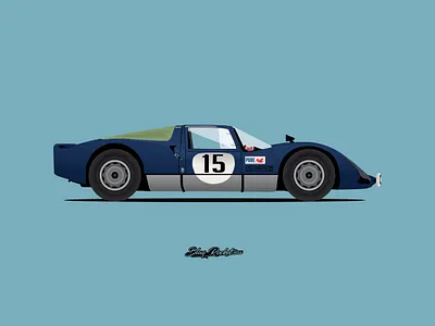 porsche 906 17 Caleb Brown Blaq Rocket Media blaqrocket branding car colorado springs design ford vs ferrari ford vs ferrari illustration illustrator logo logo design porsche porsche 906 vector vectorart