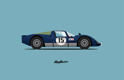 porsche 906 17 Caleb Brown Blaq Rocket Media blaqrocket branding car colorado springs design ford vs ferrari ford vs ferrari illustration illustrator logo logo design porsche porsche 906 vector vectorart