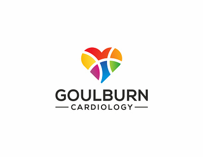 Goulburn Cardiology Final branding colorful fimbird heart heart logo illustration logodesigner love