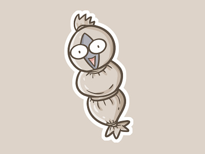 Pocong Ghost cute funny ghost indonesian jump kawaii pocong vector
