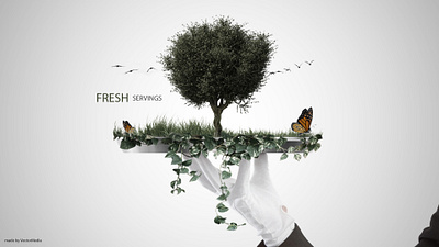 Fresh Servings concept art freelancing graphic design photo manipulation photography photoshop vectormedia vectormediagr