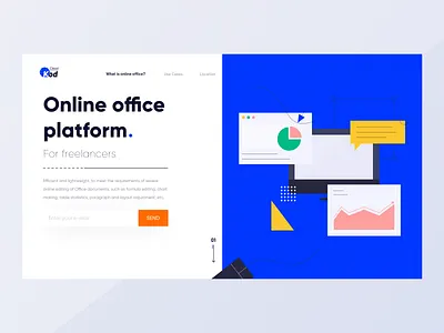 Personal cloud office platform ae ui ux webdesign 动画 卷筒纸 向量 品牌 应用 插图 设计