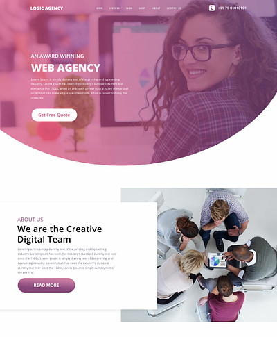 Web Agency design ui ux web website design