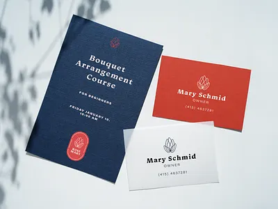Florist Branding branding graphic design stationery