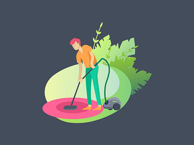 cleaning illustration illustration ui