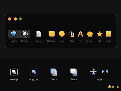 drama tools / animation animation app drama icon motion