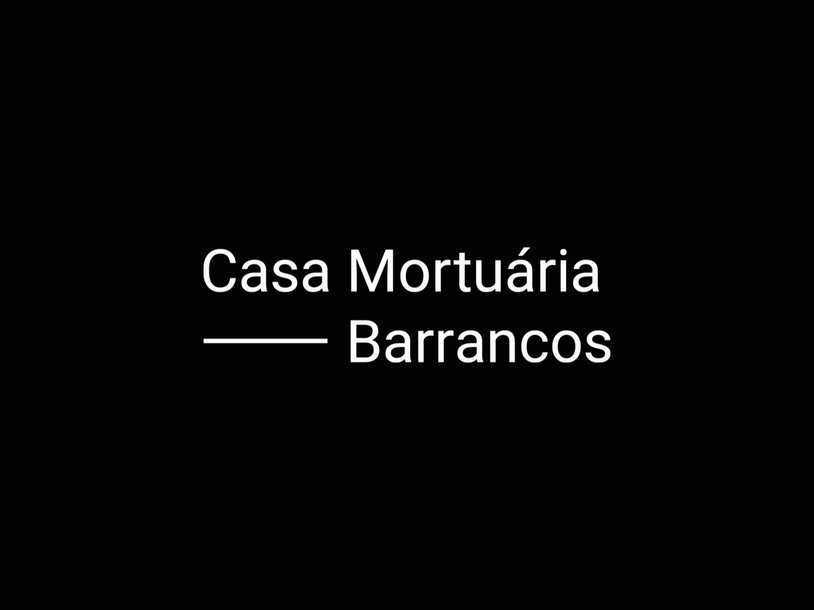 Brand Identity for Casa Mortuária de Barrancos brand identity branding design graphic design logo logo design logotype typography