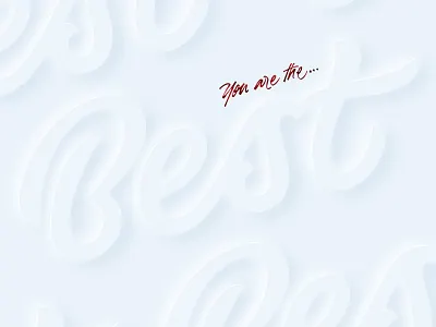 Best calligraphy lettering logo photoshop effect white