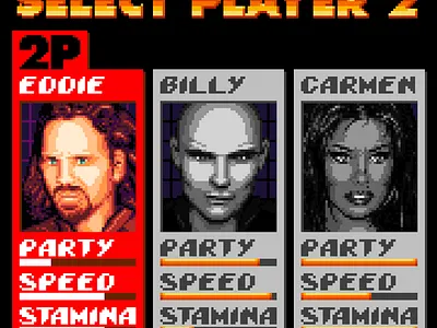 ILOVEDUST 2020 / C 16 bit 8 bit 80s 90s animation character illustration pixel art retro ui