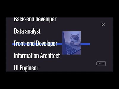 Job offer selection design graphic interaction interaction design interactive design typography ui uiux user experience userinterface ux webdesign website website concept website design