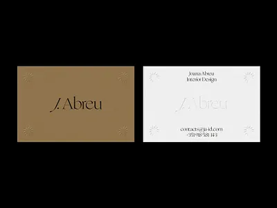 Business Cards for JA brand identity branding business card design graphic design logo typography